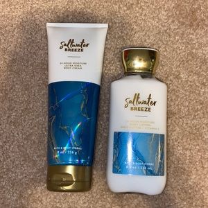Saltwater Breeze Body Cream and Body Lotion